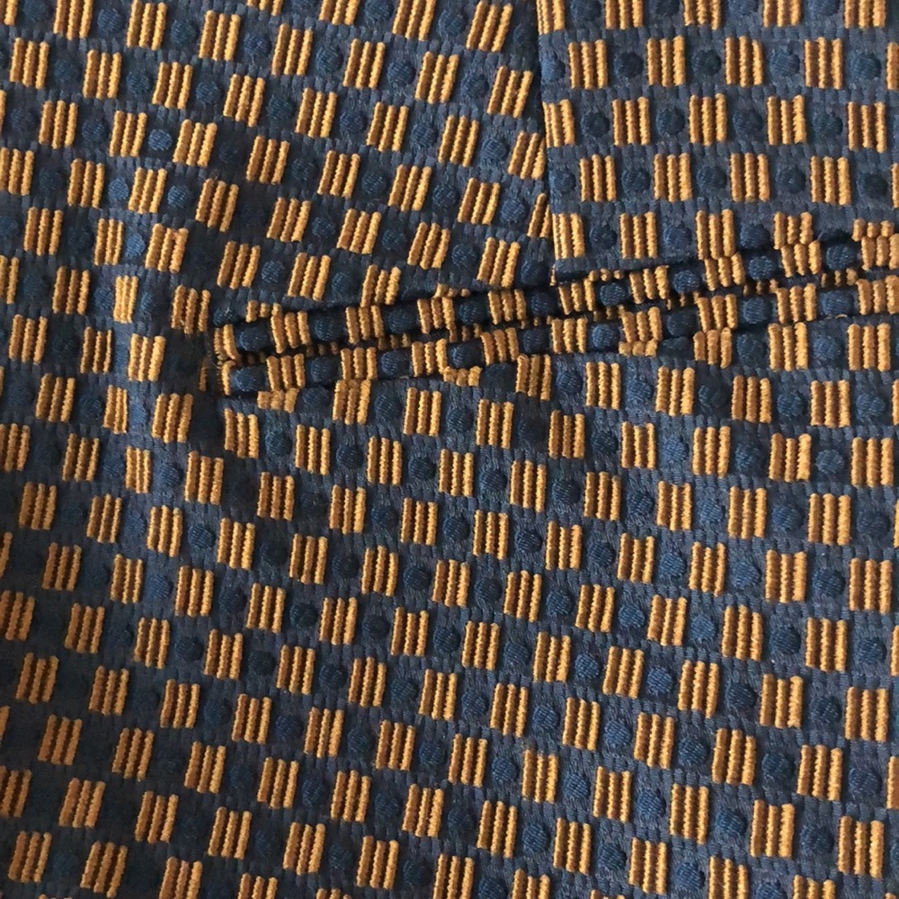 Blue and Brown print pants
